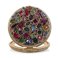 Round Jeweled Compact, small